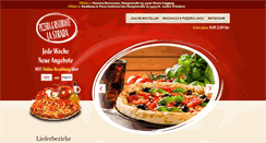 Desktop Screenshot of pizzeria-lastrada.at
